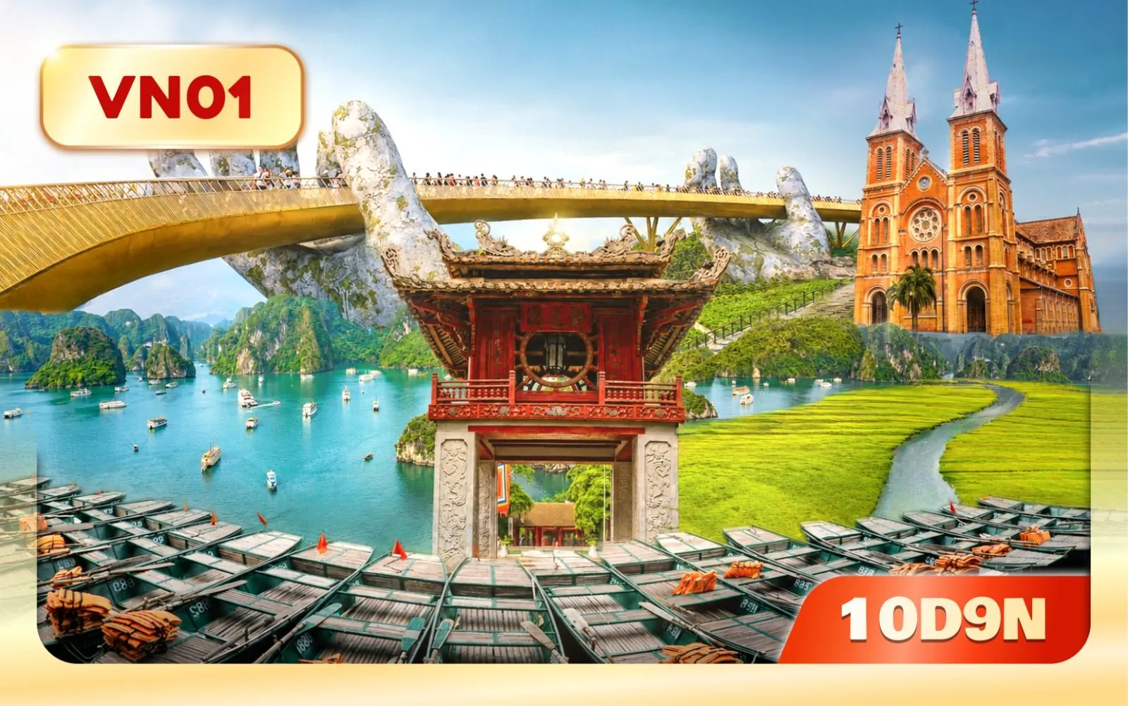 10 Days Vietnam Unveiled: Heritage, Halong & Saigon — hero photo
