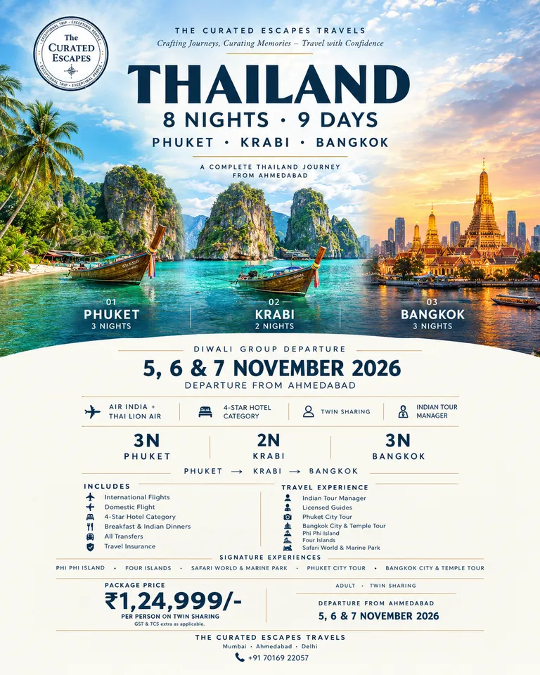 Thailand Diwali 2026 Tour From Ahmedabad | 8n/9d — photo 2